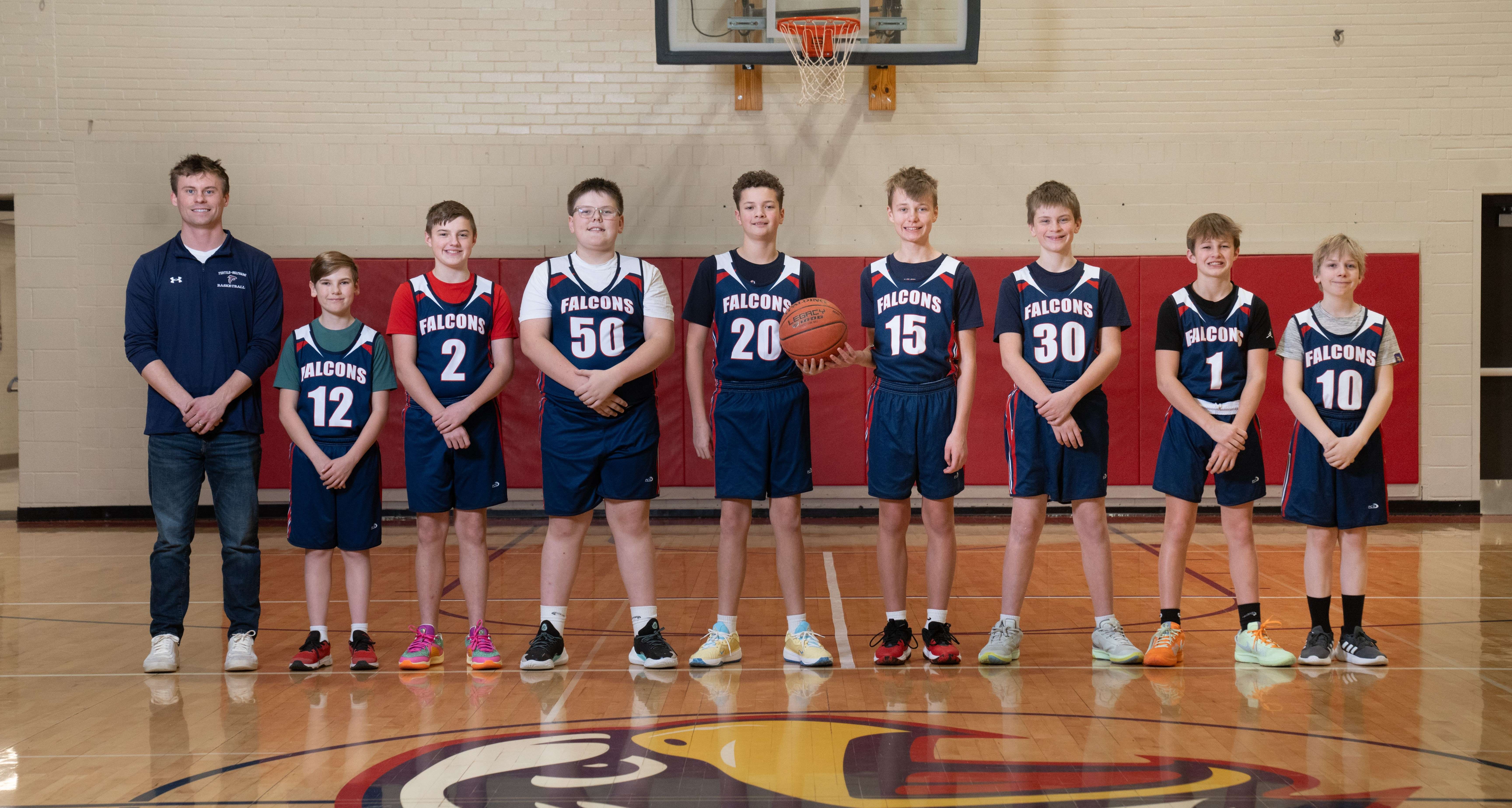7th Grade basketball team