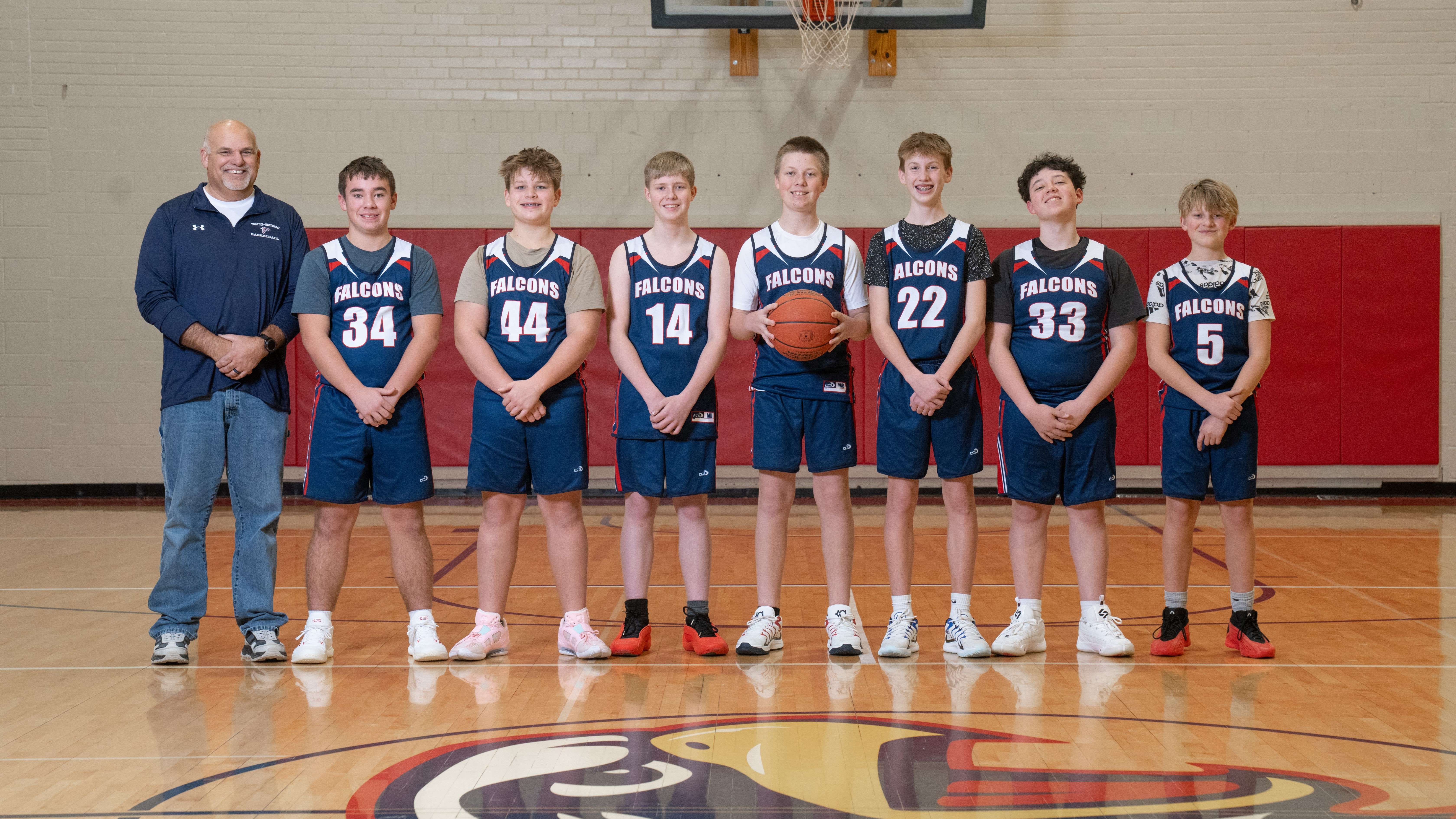 8th Grade basketball team
