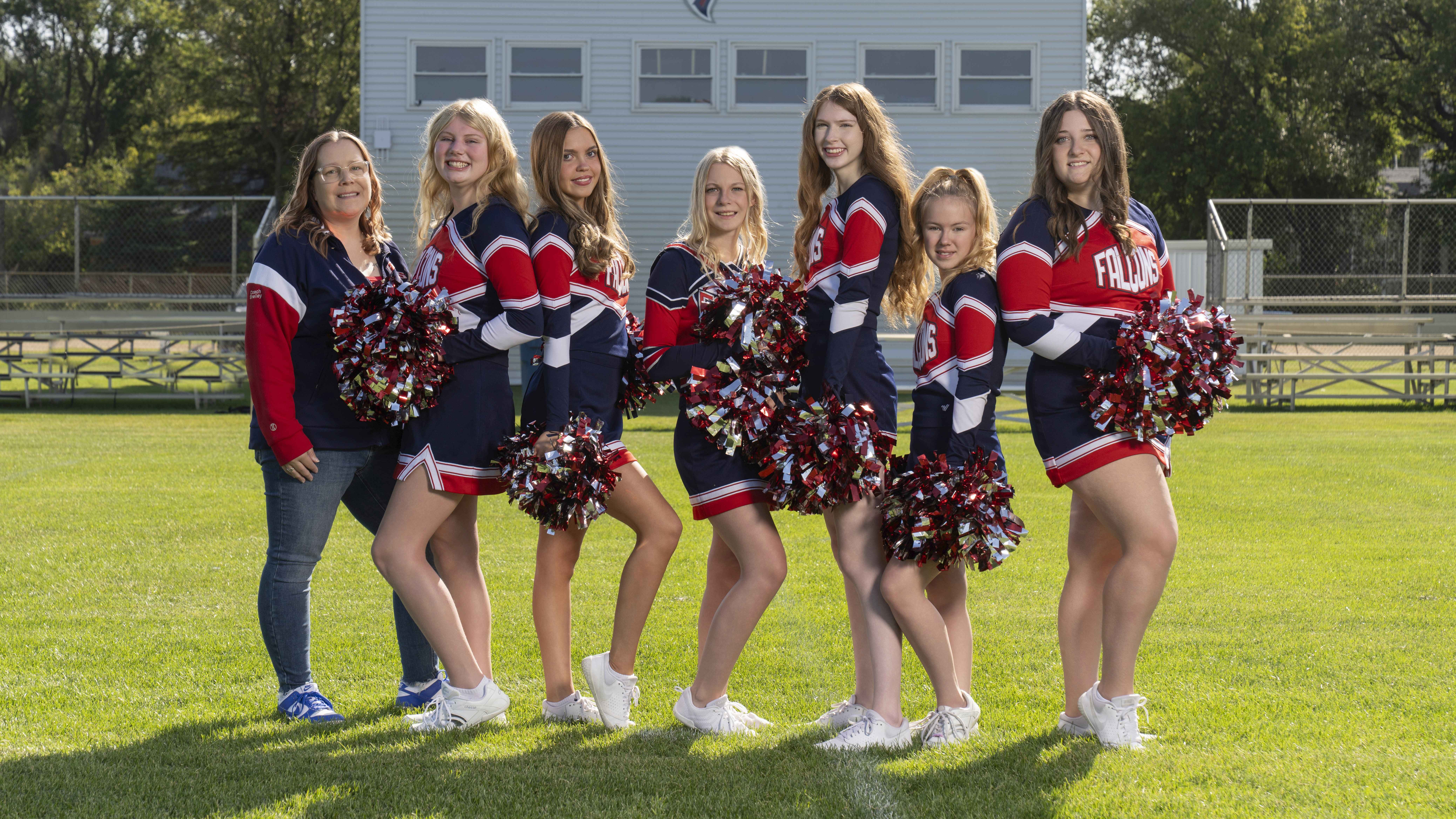 Fertile-Beltrami cheer team photo